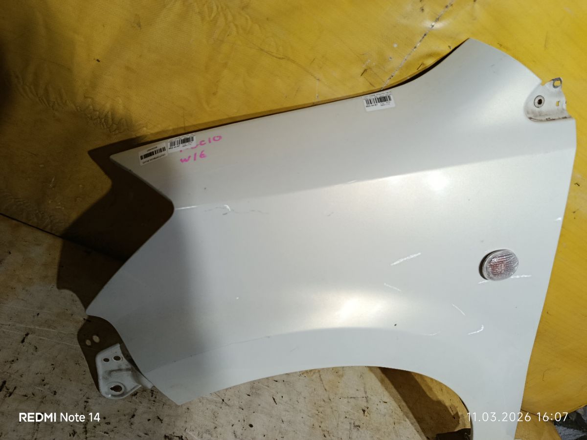 Крыло переднее 261301, 53812-B1010, 53812B1010, GDFN0056L, STTYD10162, TY10248AL на Toyota Passo KGC10 Фото 4