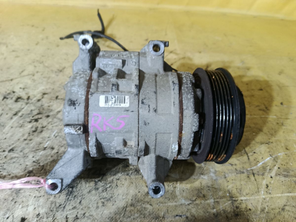 Компрессор кондиционера 447280-1262 на Honda Stepwgn RK5 R20A Фото 2