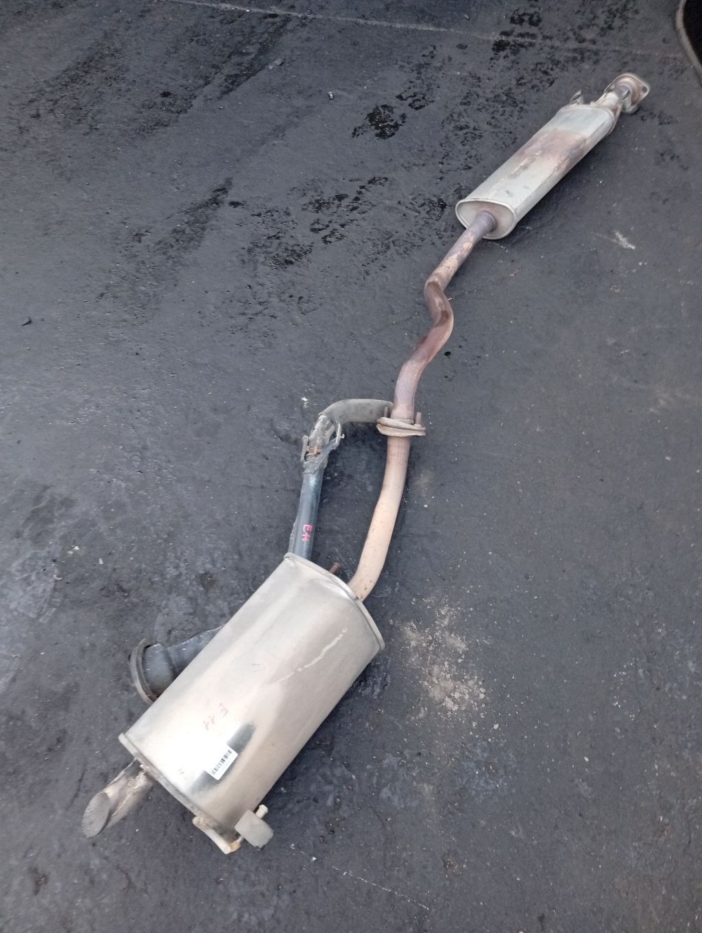 Глушитель на Nissan Note E11 HR15DE Фото 1