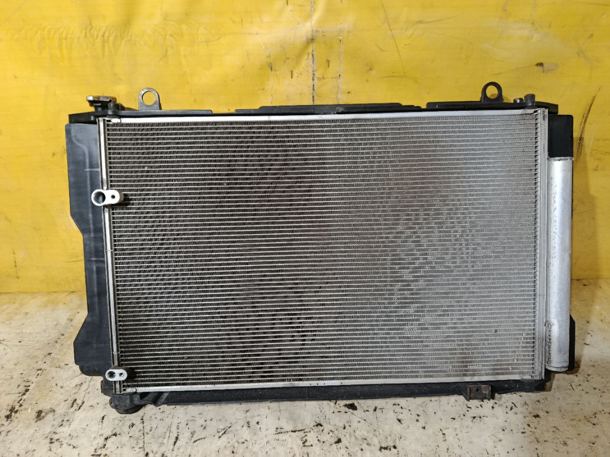 Радиатор ДВС 16410-22150, 1641022151, FX-036-4961, FX-036-4961A, TD-036-4961, TD-036-4961A на Toyota Wish ZGE20G 2ZR-FAE Фото 2