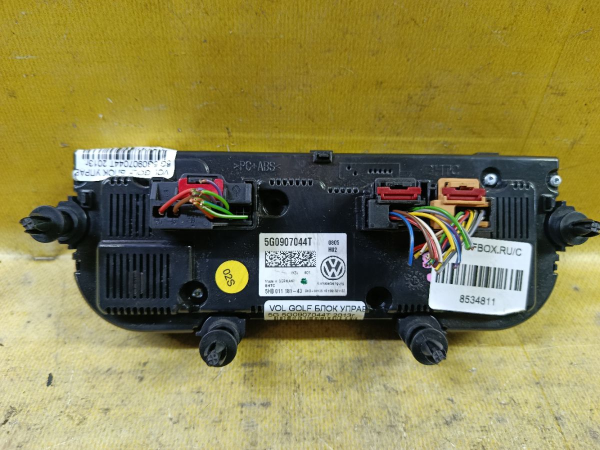 Блок управления климатконтроля 5G0907044T на Volkswagen Golf Vii 5G Фото 4
