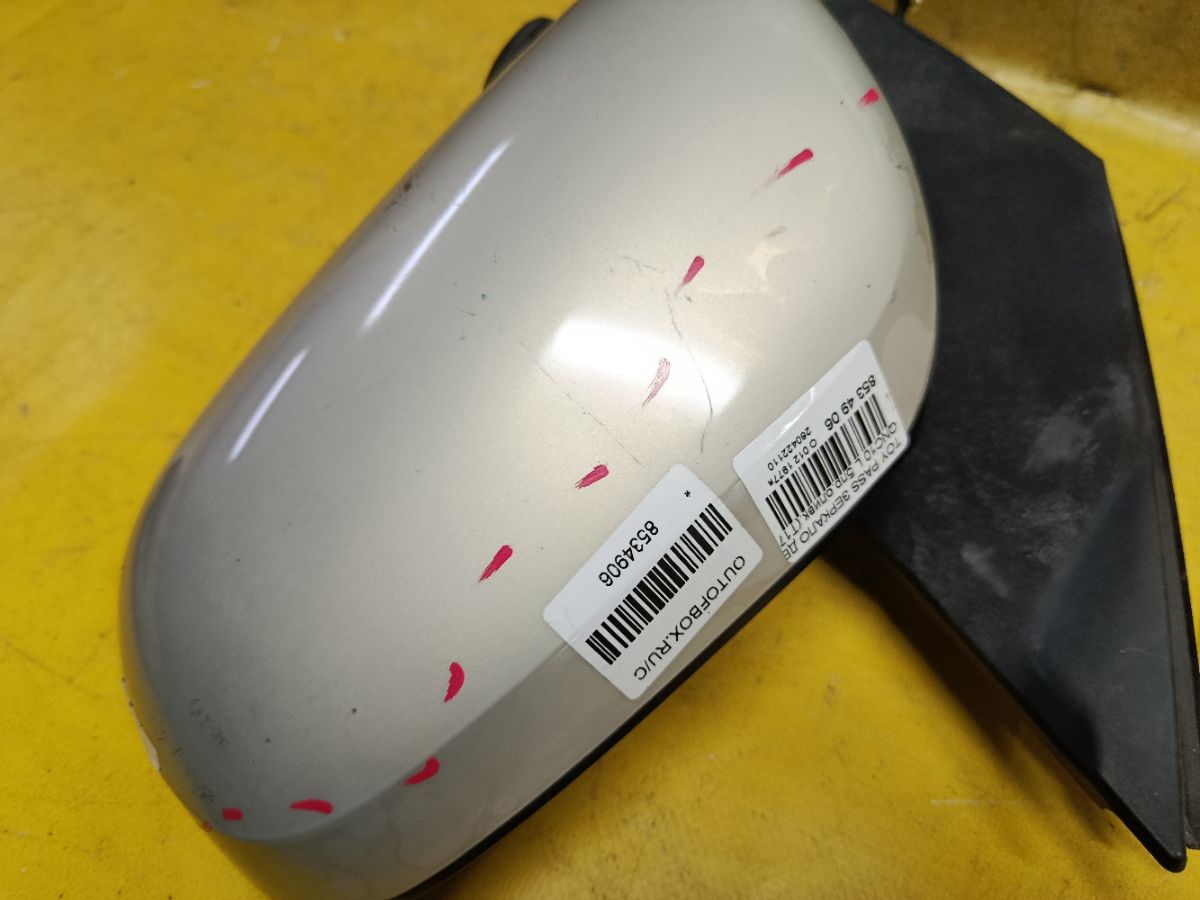 Зеркало двери боковой на Toyota Passo QNC10 Фото 4