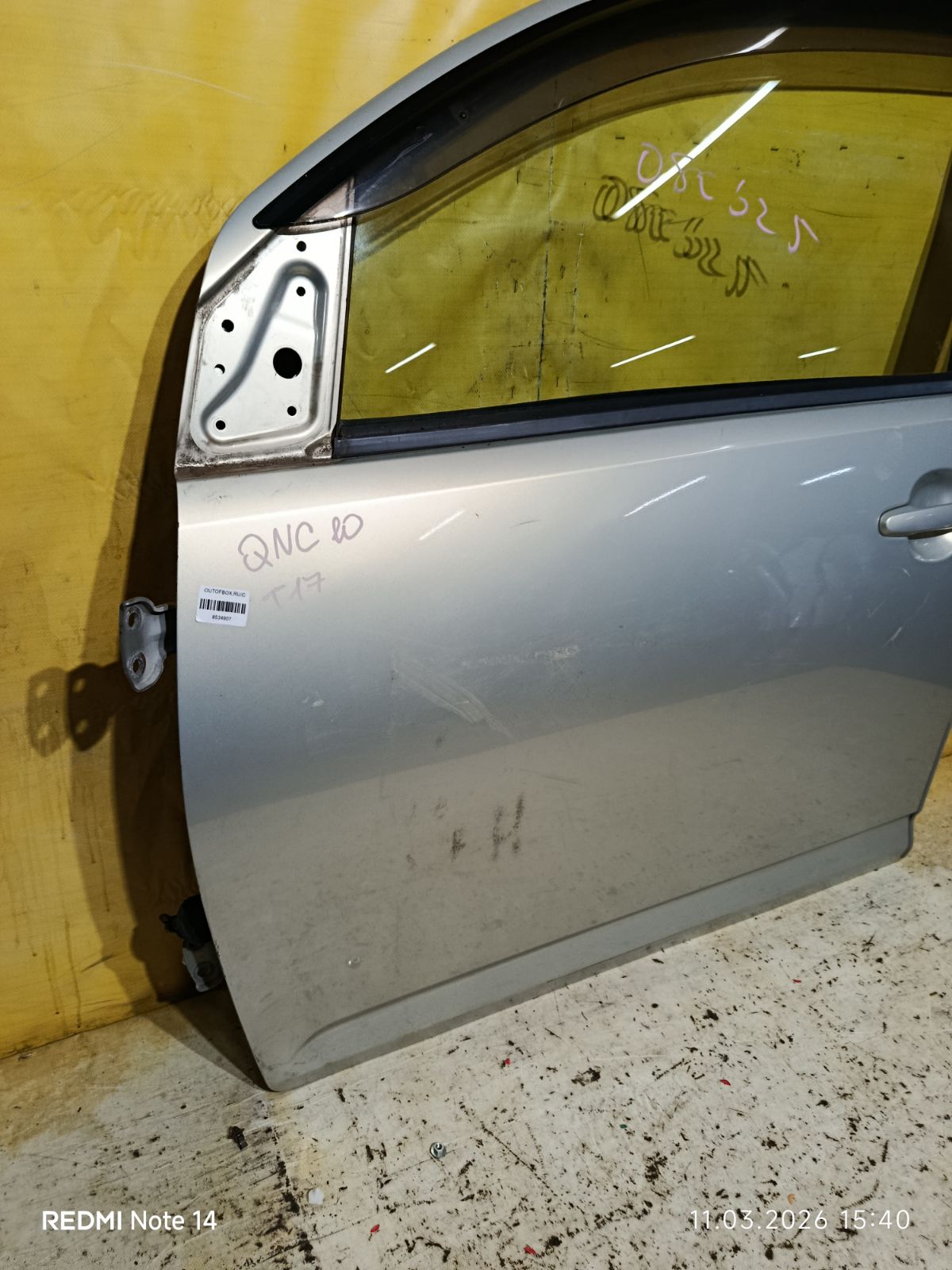 Дверь боковая на Toyota Passo QNC10 Фото 4