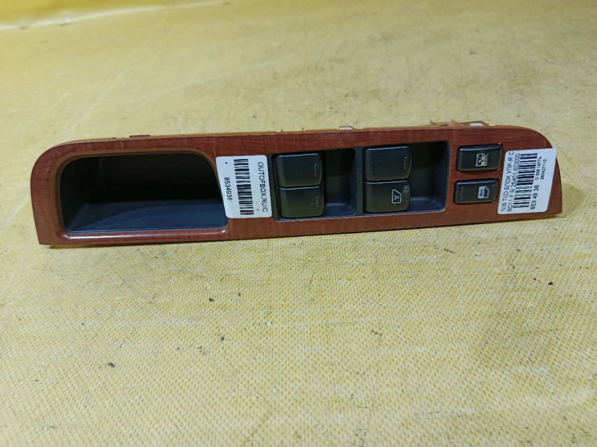 Блок упр-я стеклоподъемниками 25401-ED000 на Nissan Tiida Latio SC11 Фото 2