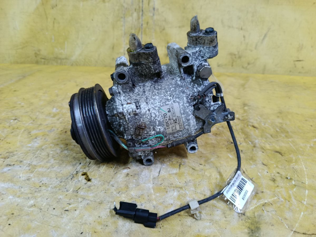 Компрессор кондиционера на Honda Fit GE6 L13A Фото 3