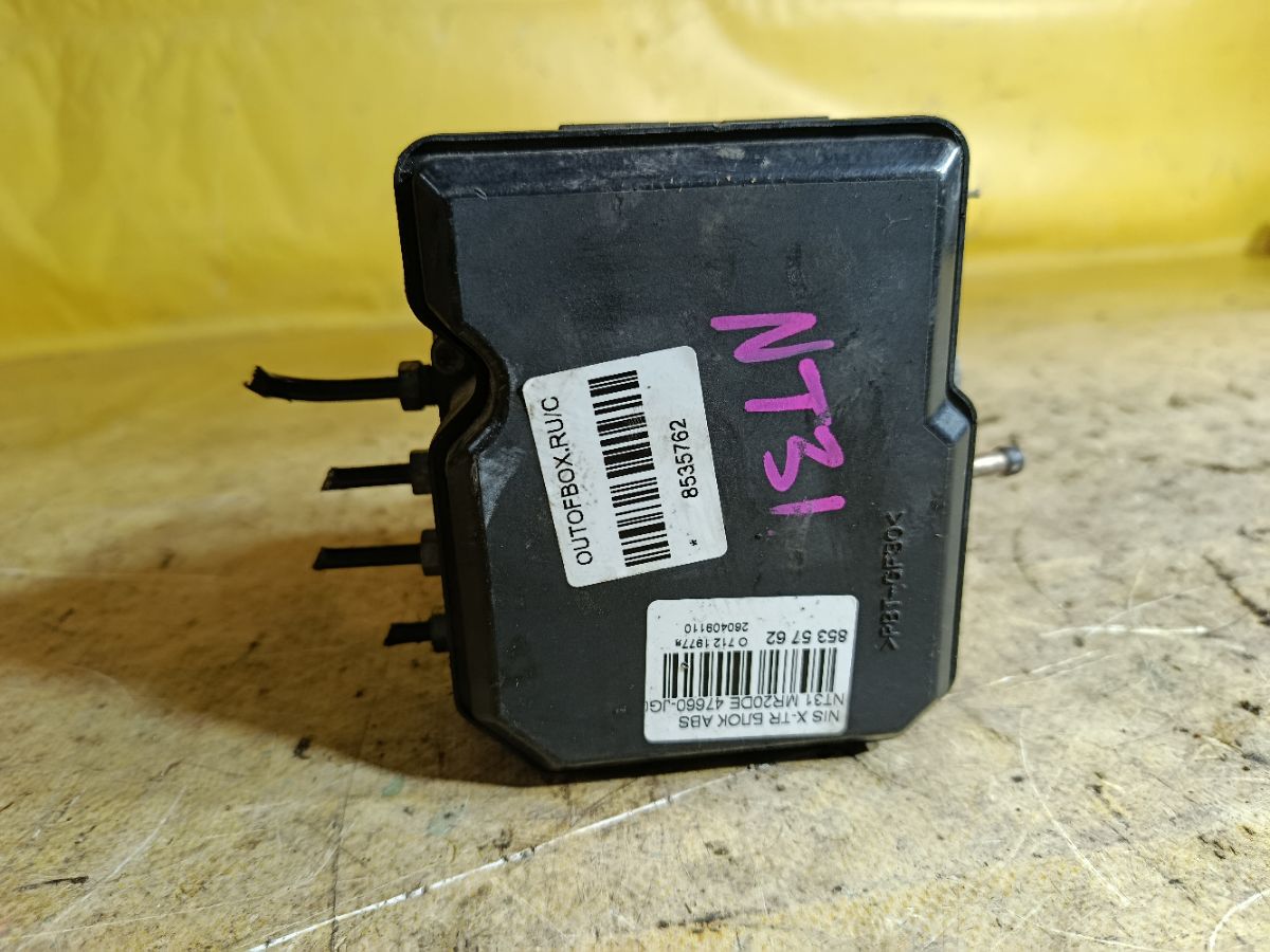 Блок ABS 47660-JG08A на Nissan X-Trail NT31 MR20DE Фото 4