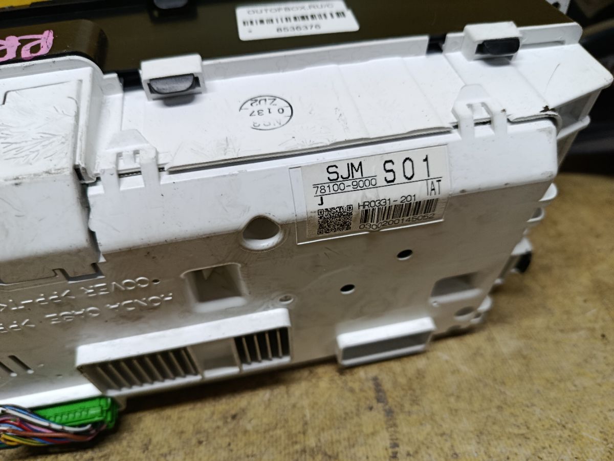 Спидометр 78100-SJM-9000, 39810-SJK-J012-M1 на Honda Elysion RR1 K24A Фото 7