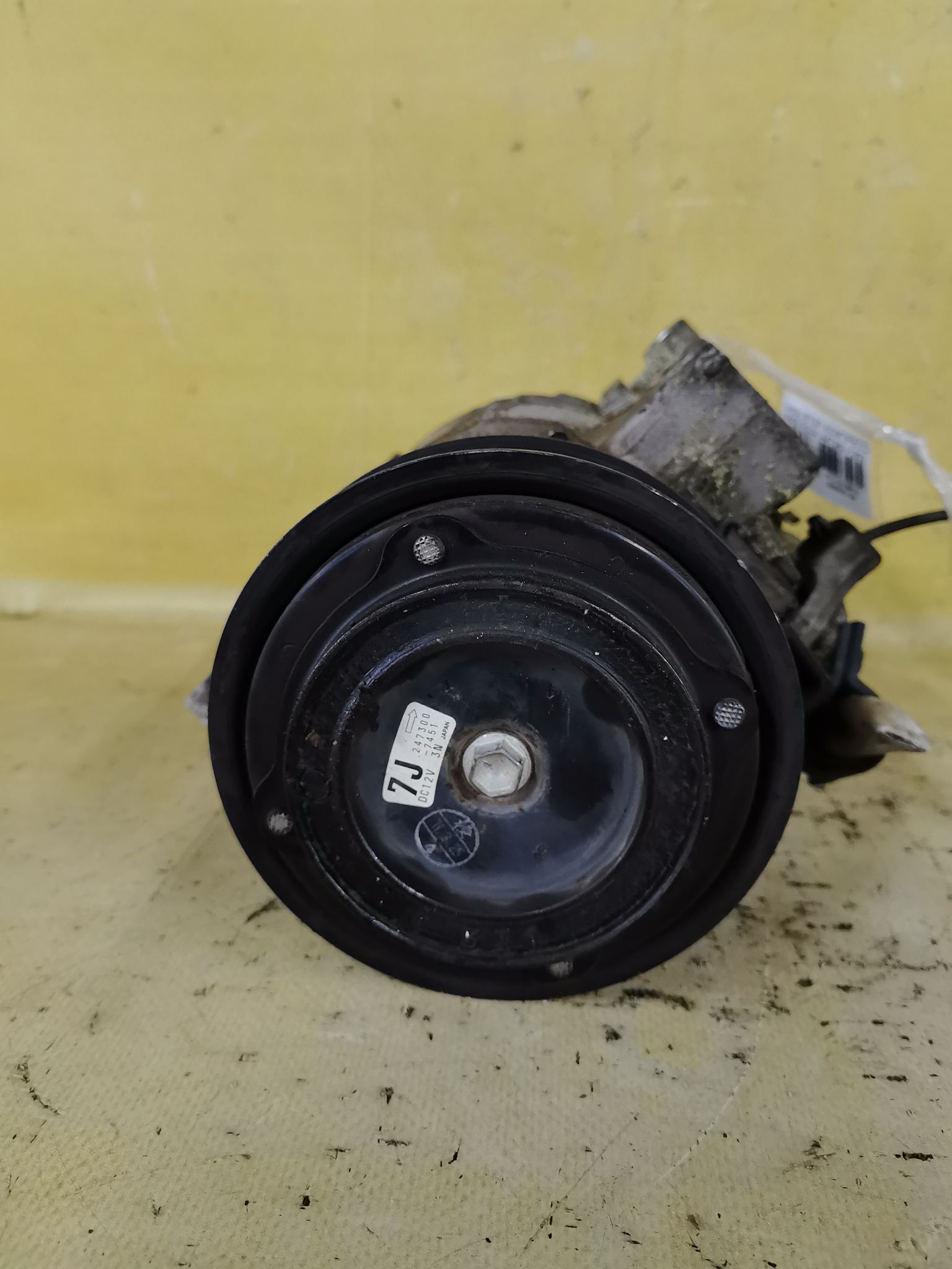 Компрессор кондиционера на Honda Stepwgn RK5 R20A Фото 3