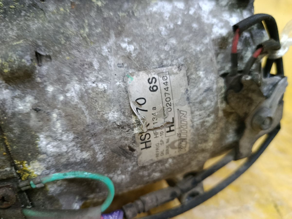 Компрессор кондиционера на Honda Fit GE6 L13A Фото 2