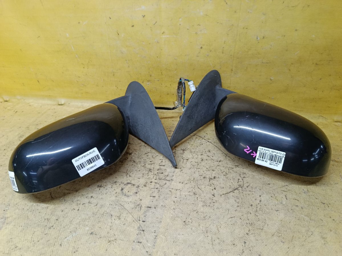 Зеркало двери боковой на Nissan March AK12 Фото 3