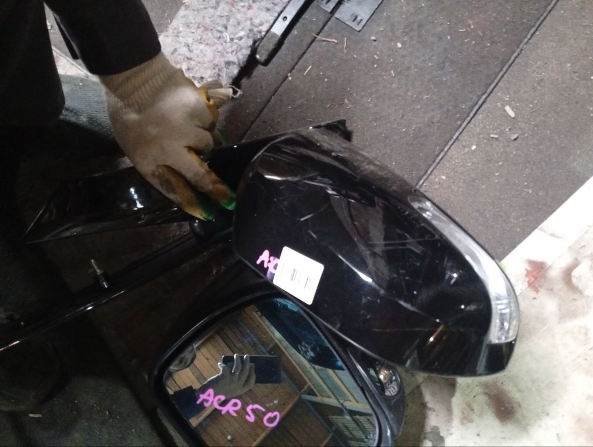 Зеркало двери боковой на Toyota Estima ACR50W Фото 12