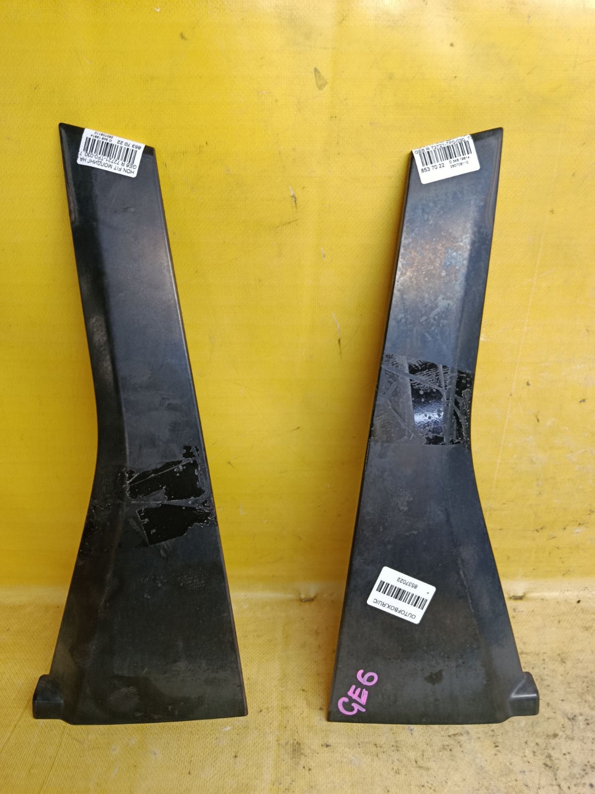 Молдинг на дверь 72721-TF0-030, 72761-TF0-030 на Honda Fit GE6 Фото 2