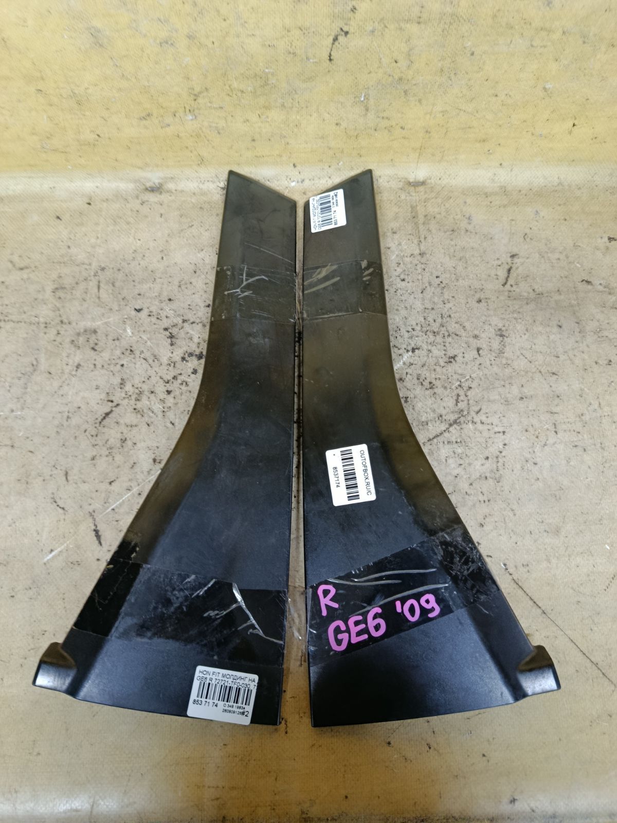 Молдинг на дверь 72721-TF0-030, 72761-TF0-030 на Honda Fit GE6 Фото 1