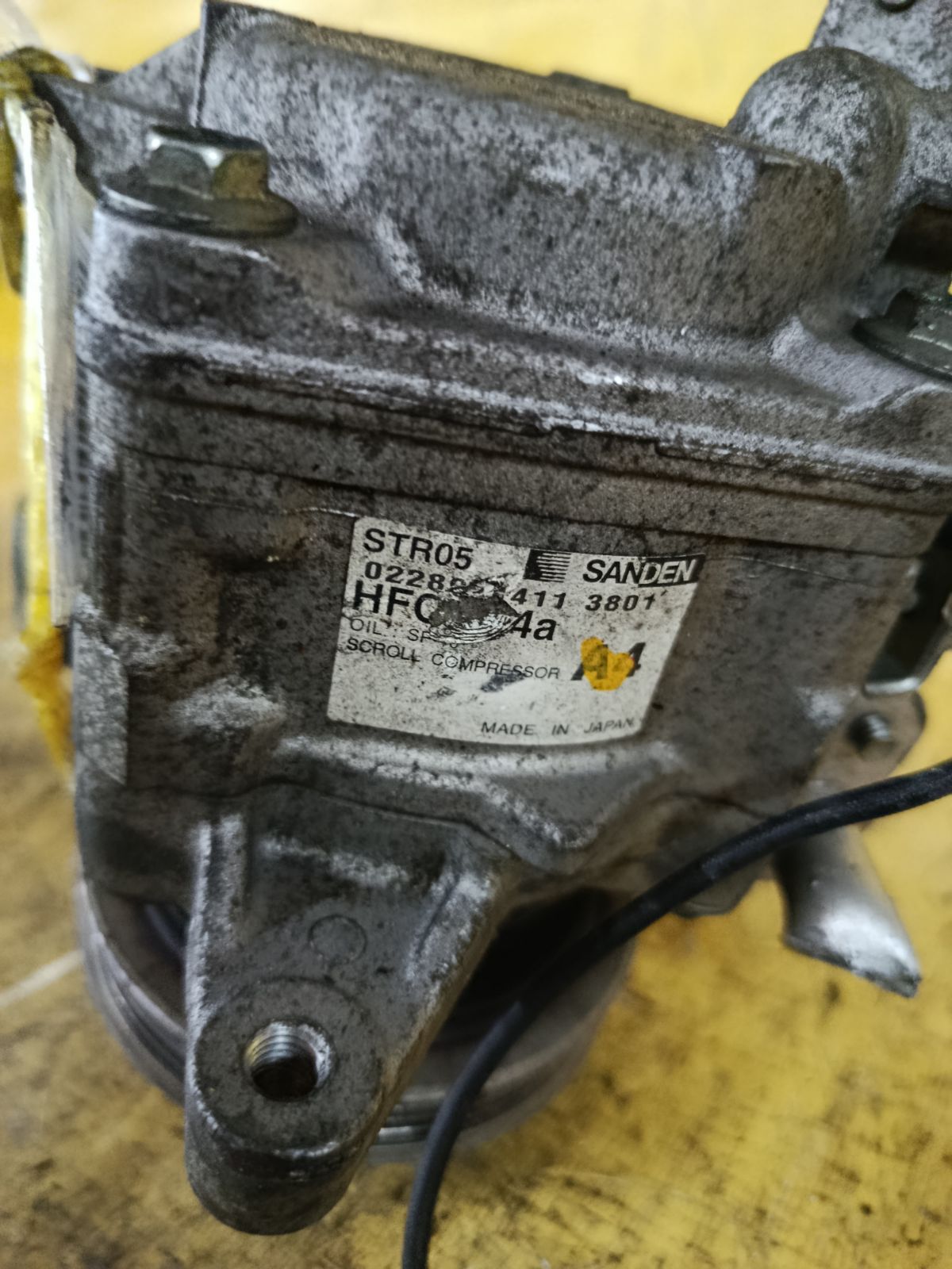 Компрессор кондиционера на Honda N-Wgn JH1 S07A Фото 2