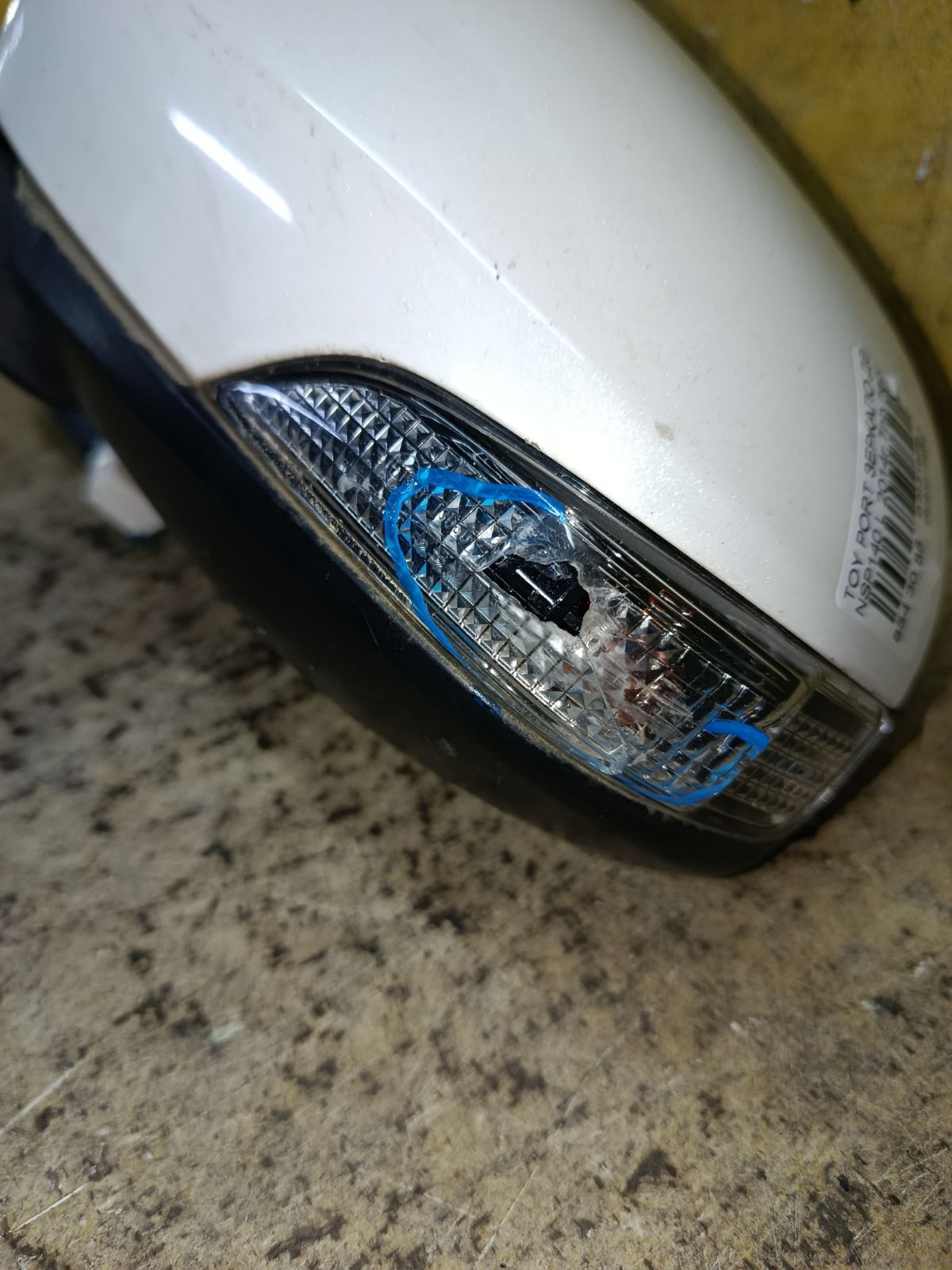 Зеркало двери боковой на Toyota Porte NSP140 Фото 2