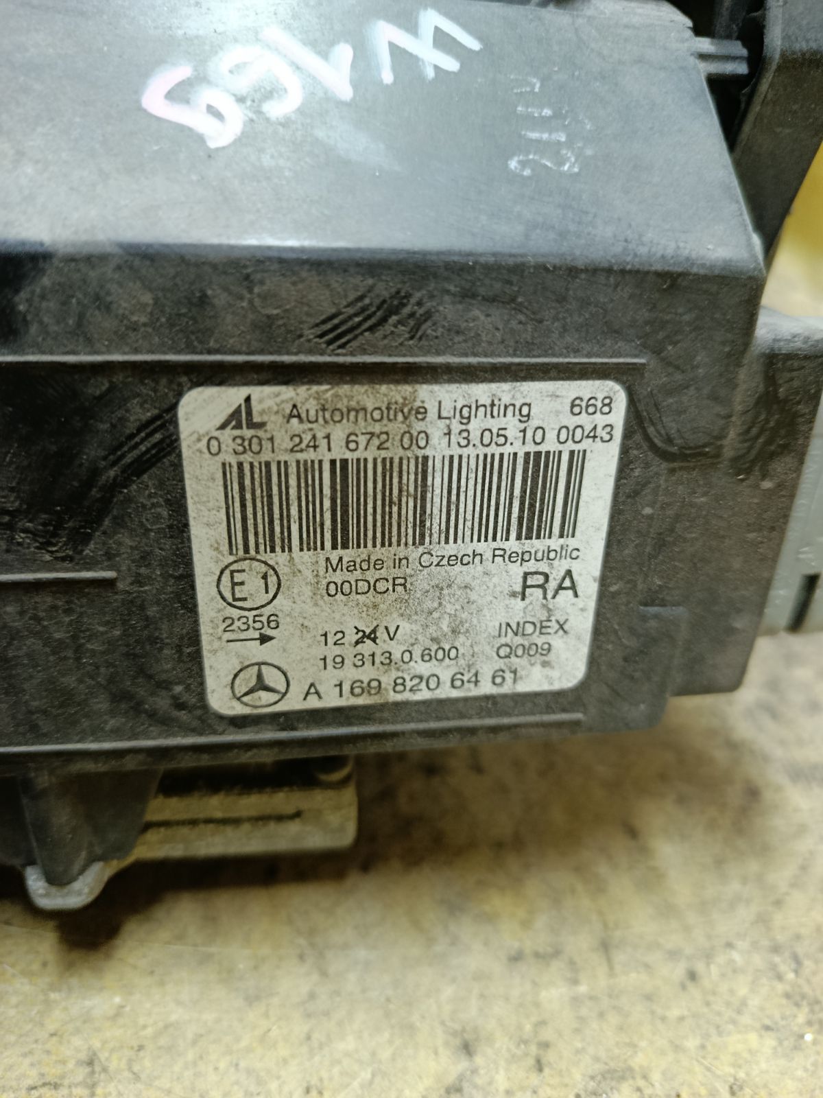 Фара A1698206461, 130732908802 на Mercedes-Benz A-Class W169 Фото 4