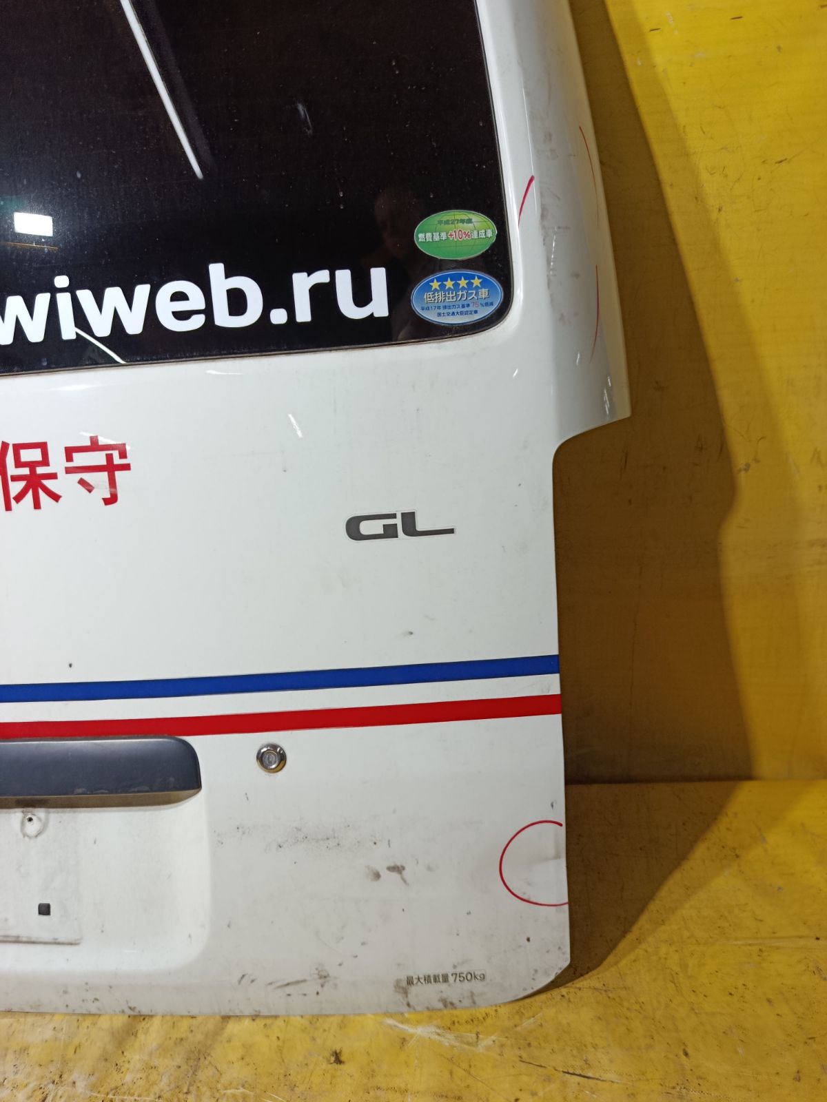Дверь задняя на Toyota Lite Ace S402M Фото 3