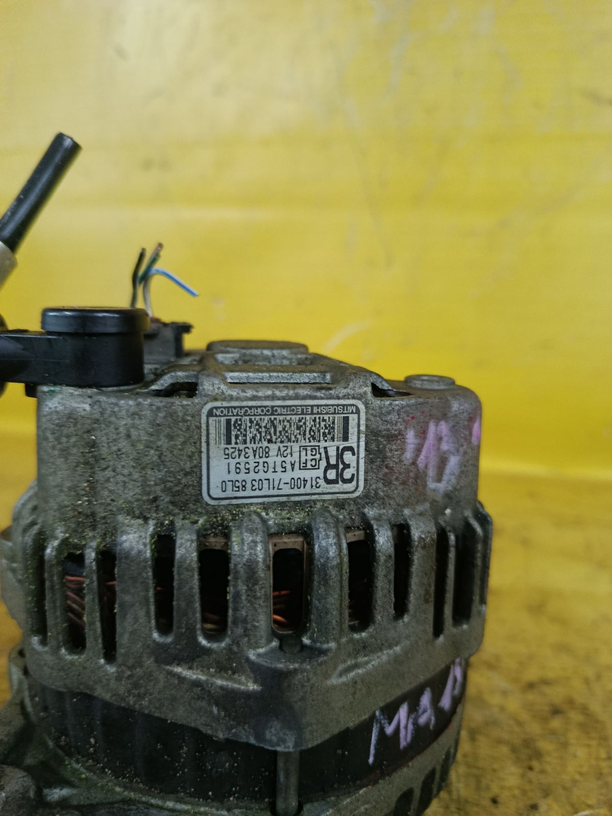 Генератор 31400-71L03 на Suzuki Solio MA15S K12B Фото 3