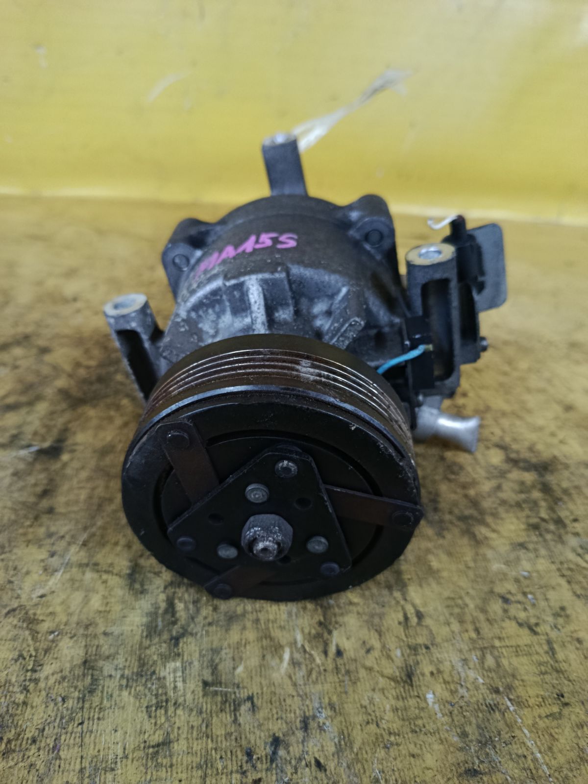 Компрессор кондиционера 95201-68LA2 на Suzuki Solio MA15S K12B Фото 5