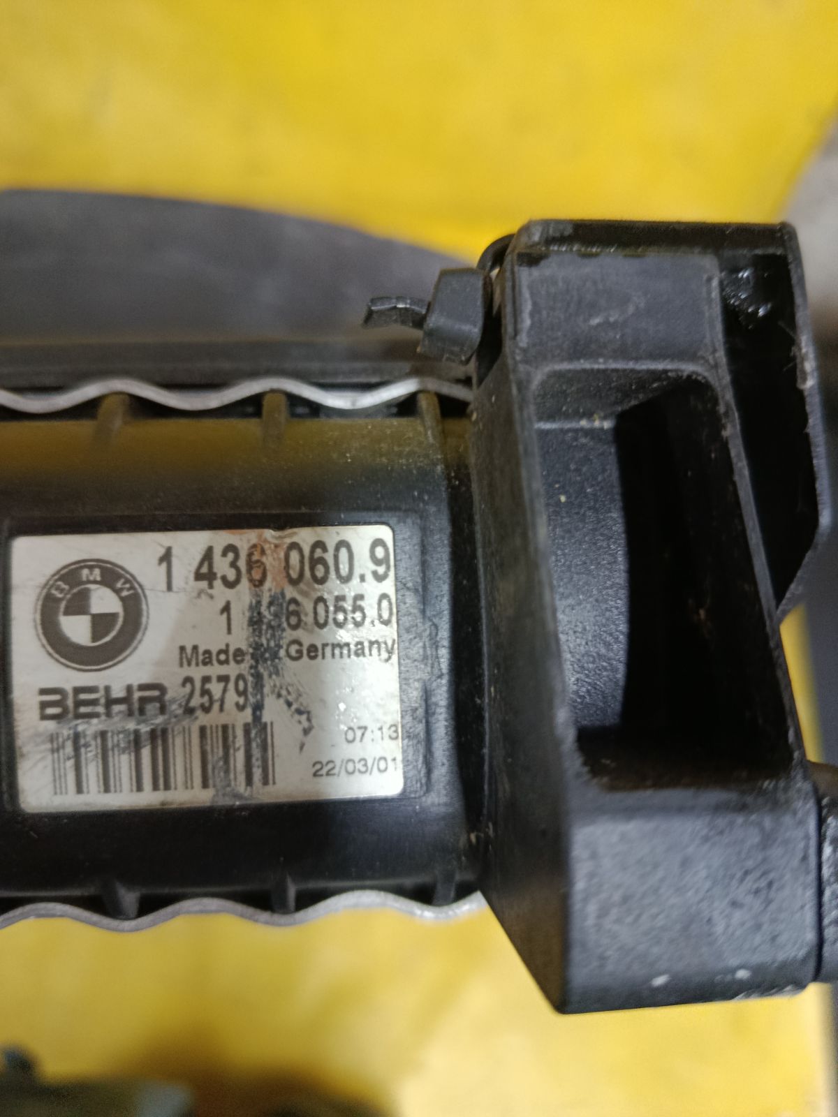 Радиатор ДВС 17111710944, 1436060 на Bmw 5-Series E39-DT41 M54 Фото 5