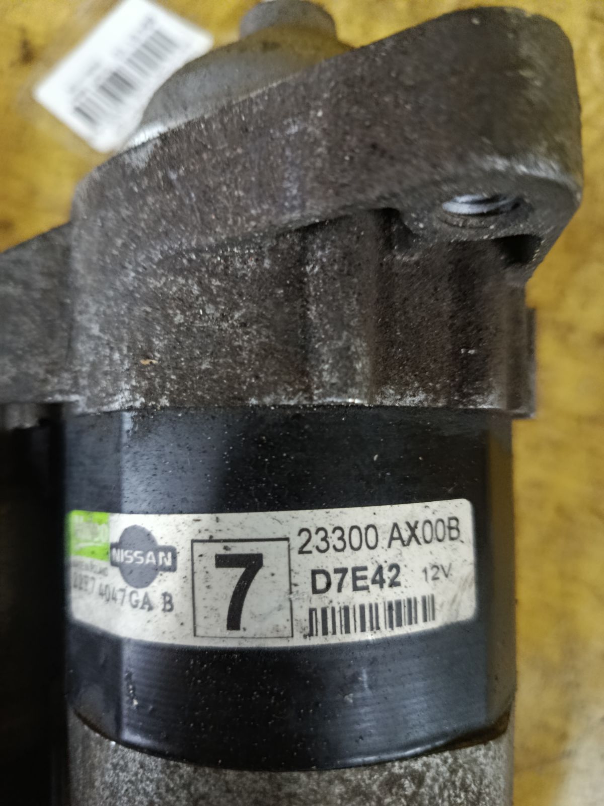 Стартер 23300-AX00B на Nissan March AK12 CR12DE Фото 3