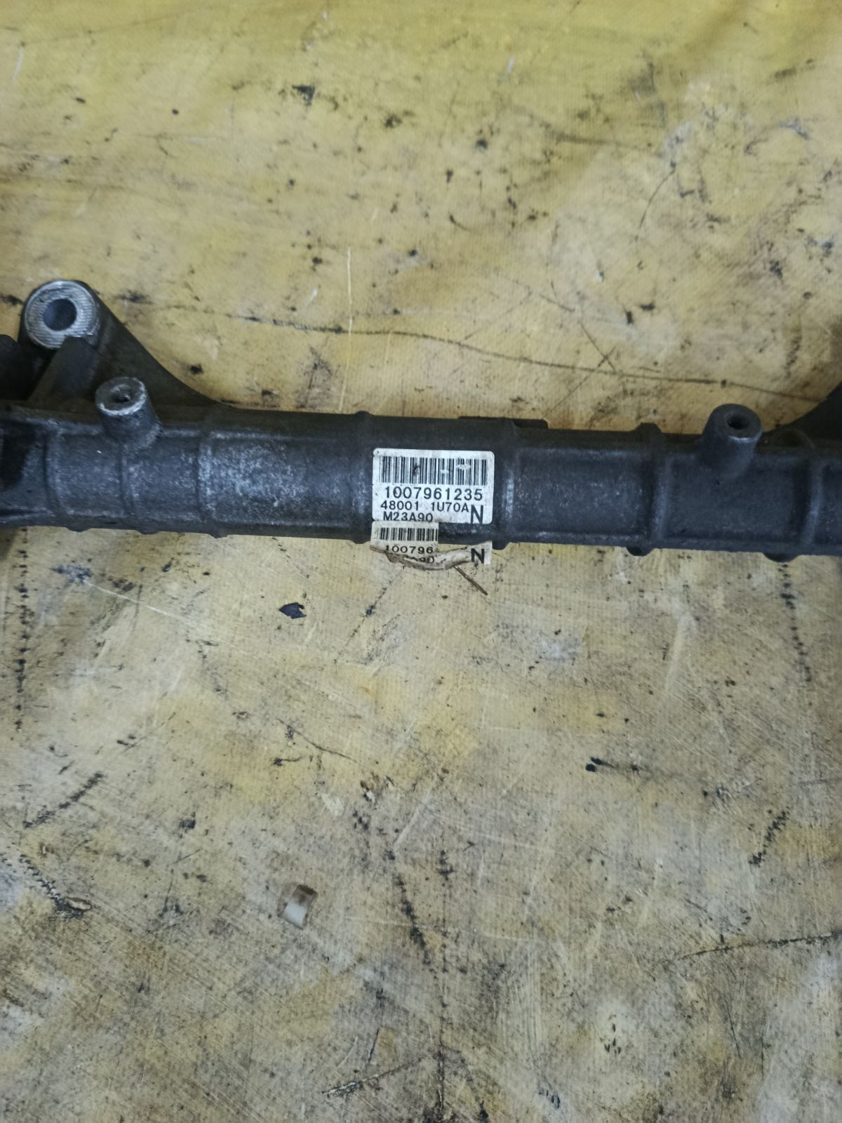 Рулевая рейка 48001-1U70A на Nissan March AK12 CR12DE Фото 4