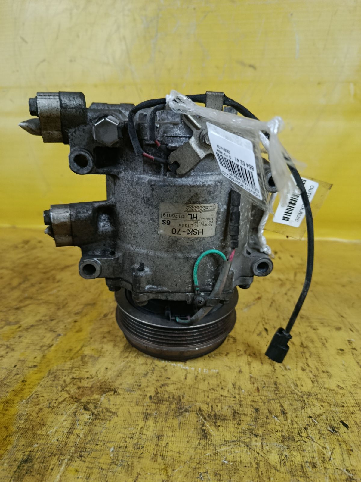 Компрессор кондиционера на Honda Fit GE8 L15A Фото 1