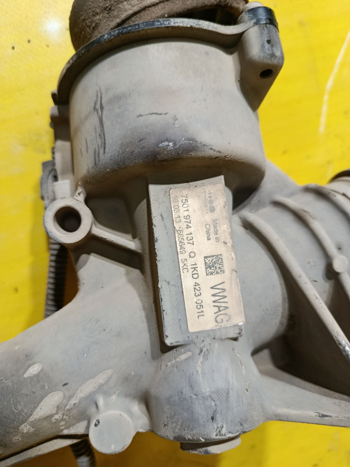 Рулевая рейка 1KD423051L, 1K0909144P на Skoda Octavia 1Z CFNA Фото 6