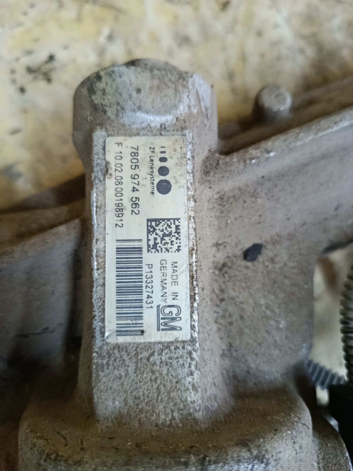 Рулевая рейка 7805974562 на Opel Astra J Фото 6