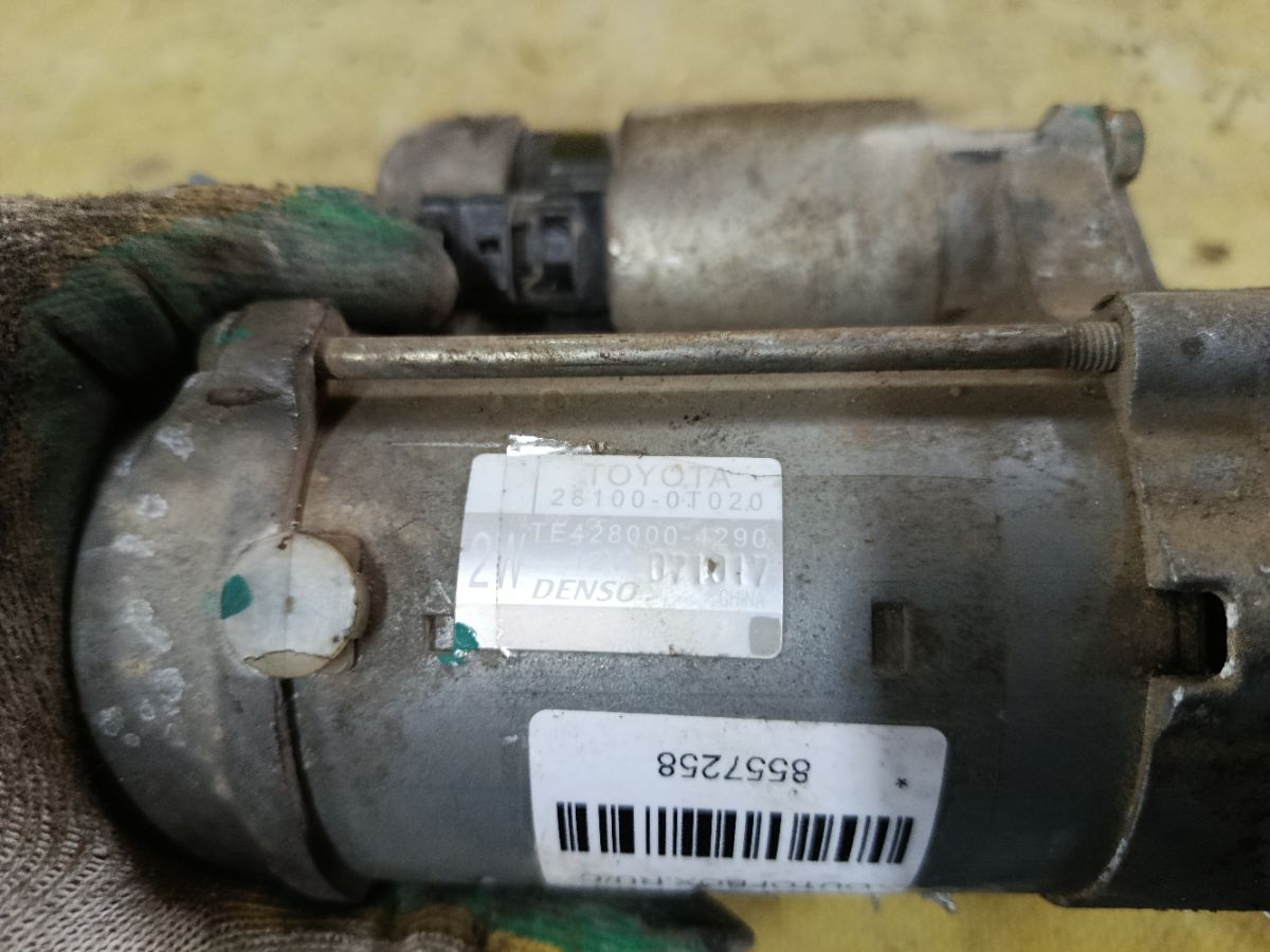 Стартер 28100-0T020 на Toyota Corolla ZRE151L 1ZR-FE Фото 5