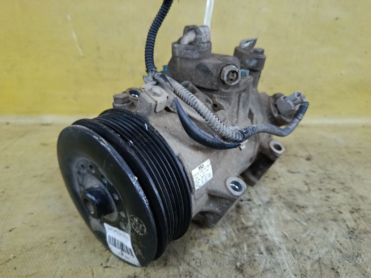 Компрессор кондиционера SG447260-1495 на Toyota Corolla ZRE151L 1ZR-FE Фото 3