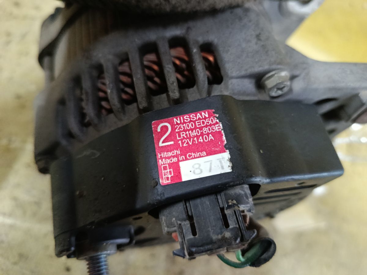 Генератор 23100-ED50A на Nissan Tiida C11 HR16DE Фото 4