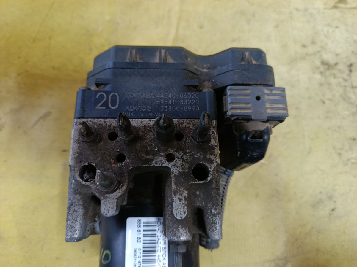 Блок ABS 44540-06020, 89541-33220, 133800-8990 на Toyota Camry ACV40 2AZ-FE Фото 5