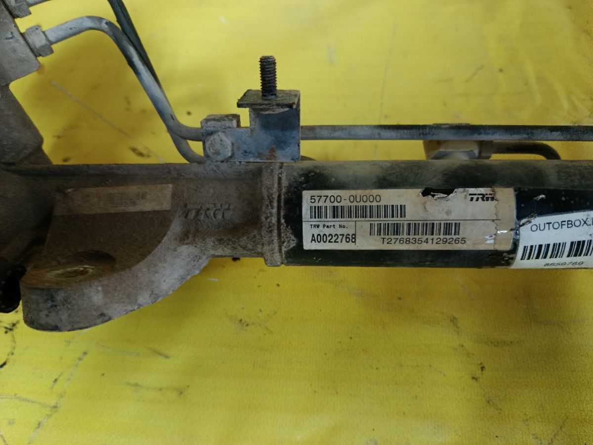 Рулевая рейка 57700-0U000 на Hyundai Solaris RB G4FA Фото 5