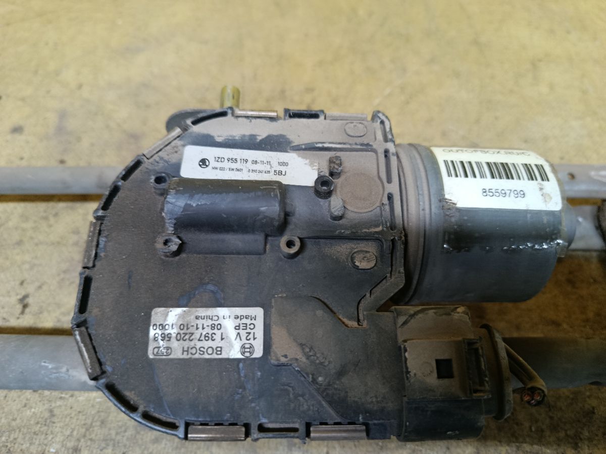Мотор привода дворников 1ZD955023, 1ZD955119 на Skoda Octavia A5 1Z Фото 3