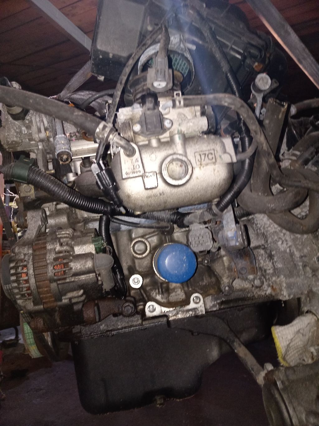 Двигатель 76т.км на Honda Logo GA5 D13B Фото 3