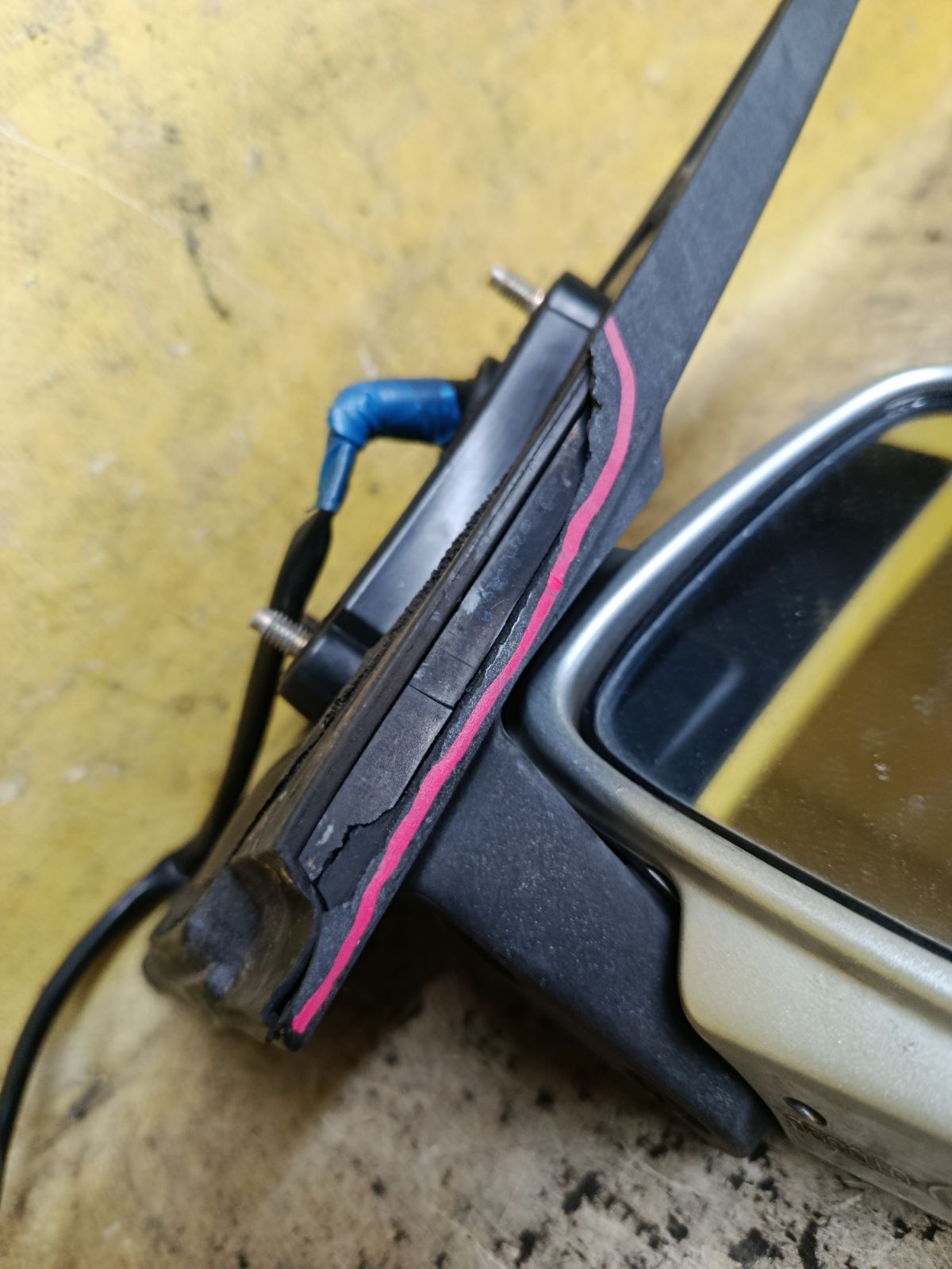Зеркало двери боковой на Toyota Vitz SCP10 Фото 5