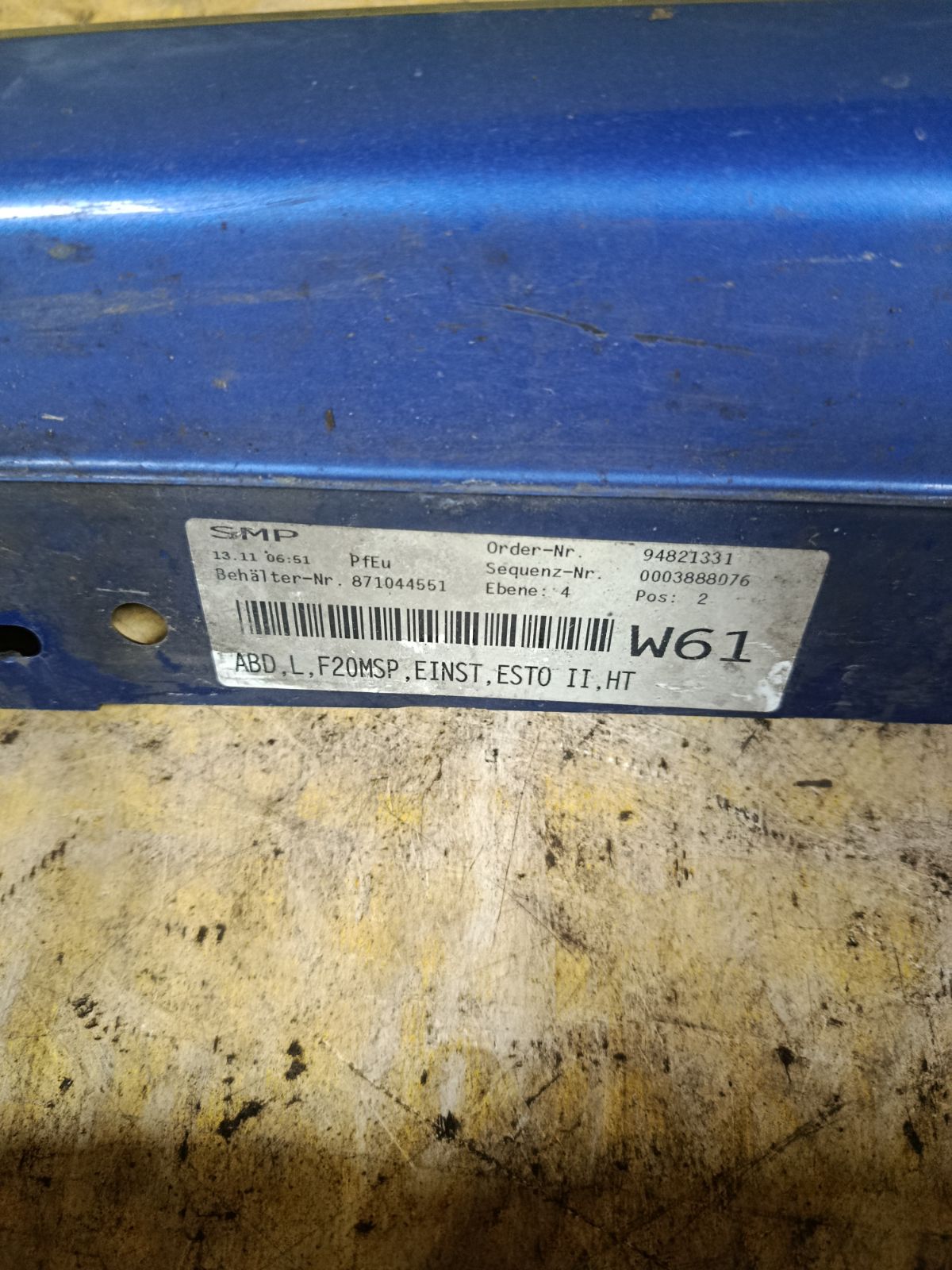 Порог кузова пластиковый ( обвес ) 871144551, 94821331, 871044551 на Bmw 1-Series F20-1A12 Фото 8