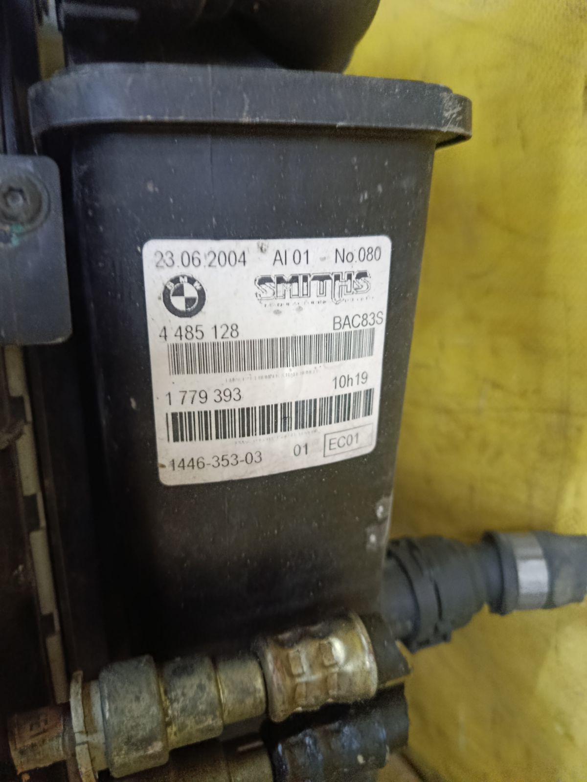 Радиатор ДВС 1438890, 4485128, 1779393 на Bmw 3-Series E46-ET16 M54 Фото 3
