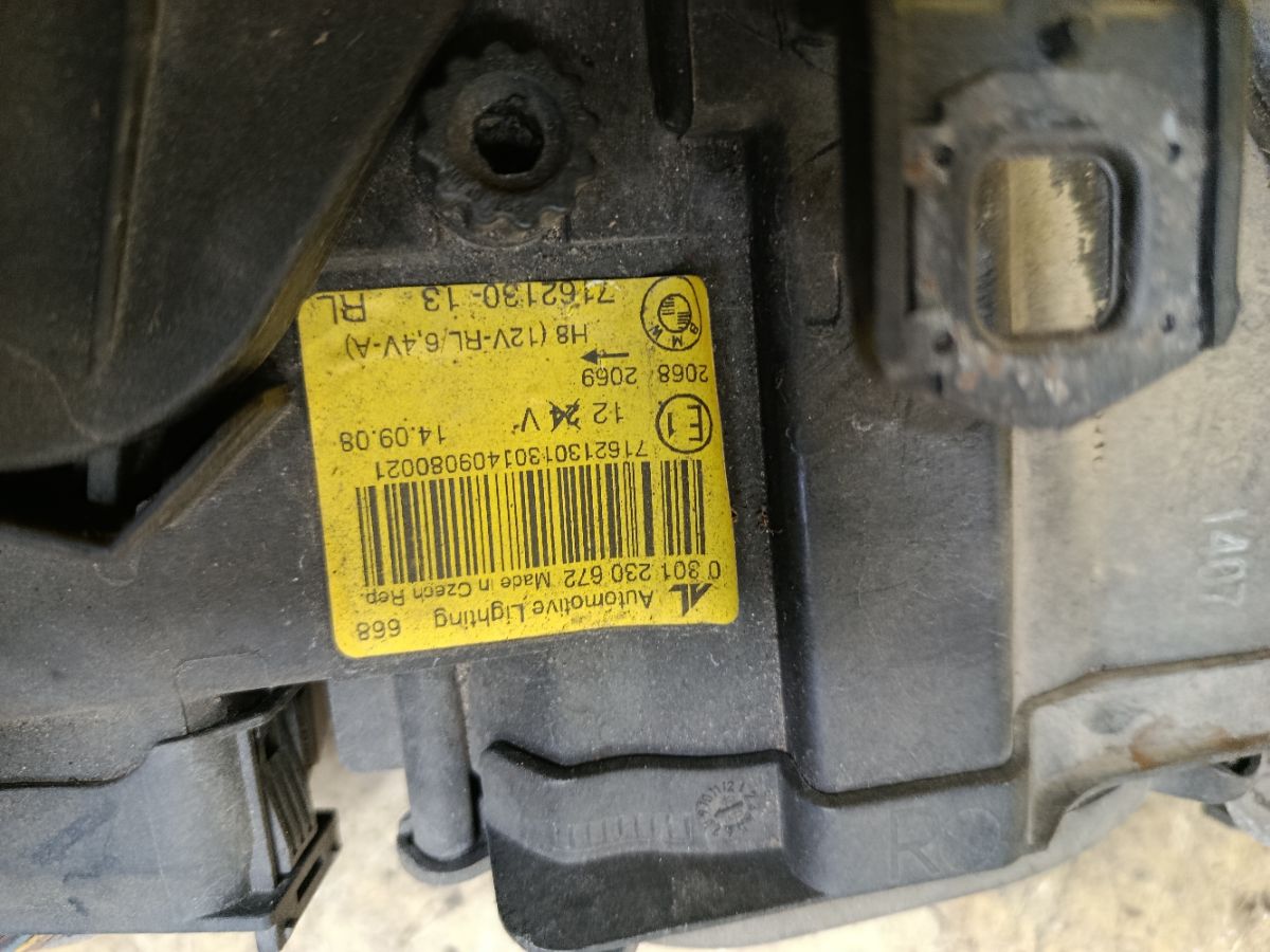 Фара 0301230672, 716213013 на Bmw 3-Series E92-WA52 Фото 3