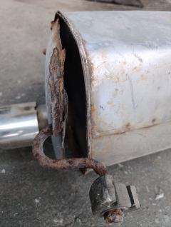 Глушитель на Subaru Forester SG5 EJ20 Фото 10