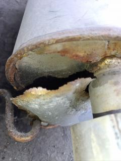 Глушитель на Subaru Forester SG5 EJ20 Фото 15