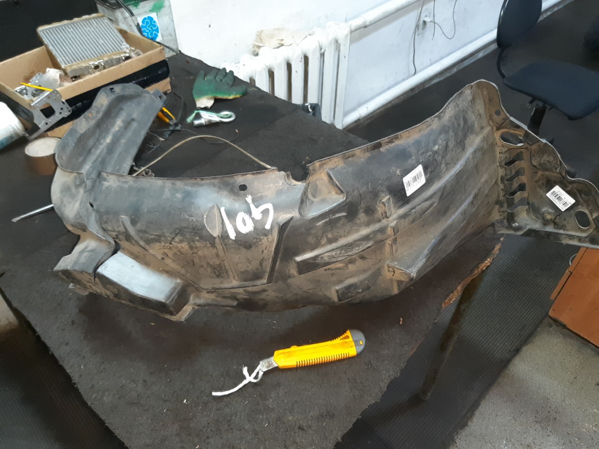 Подкрылок 74151-SAA-900, 3835FL-1, 3850FL1T, 74151-SAA-901, 74151-SAA-G00, 74151-SEL-T00, 74151SAA506, 915.HD11133L, GD8697AL, HD11071AL, NEG2019111, PHD11071AL, ST-HD15-016L-2 на Honda Fit GD1 L13A Фото 2