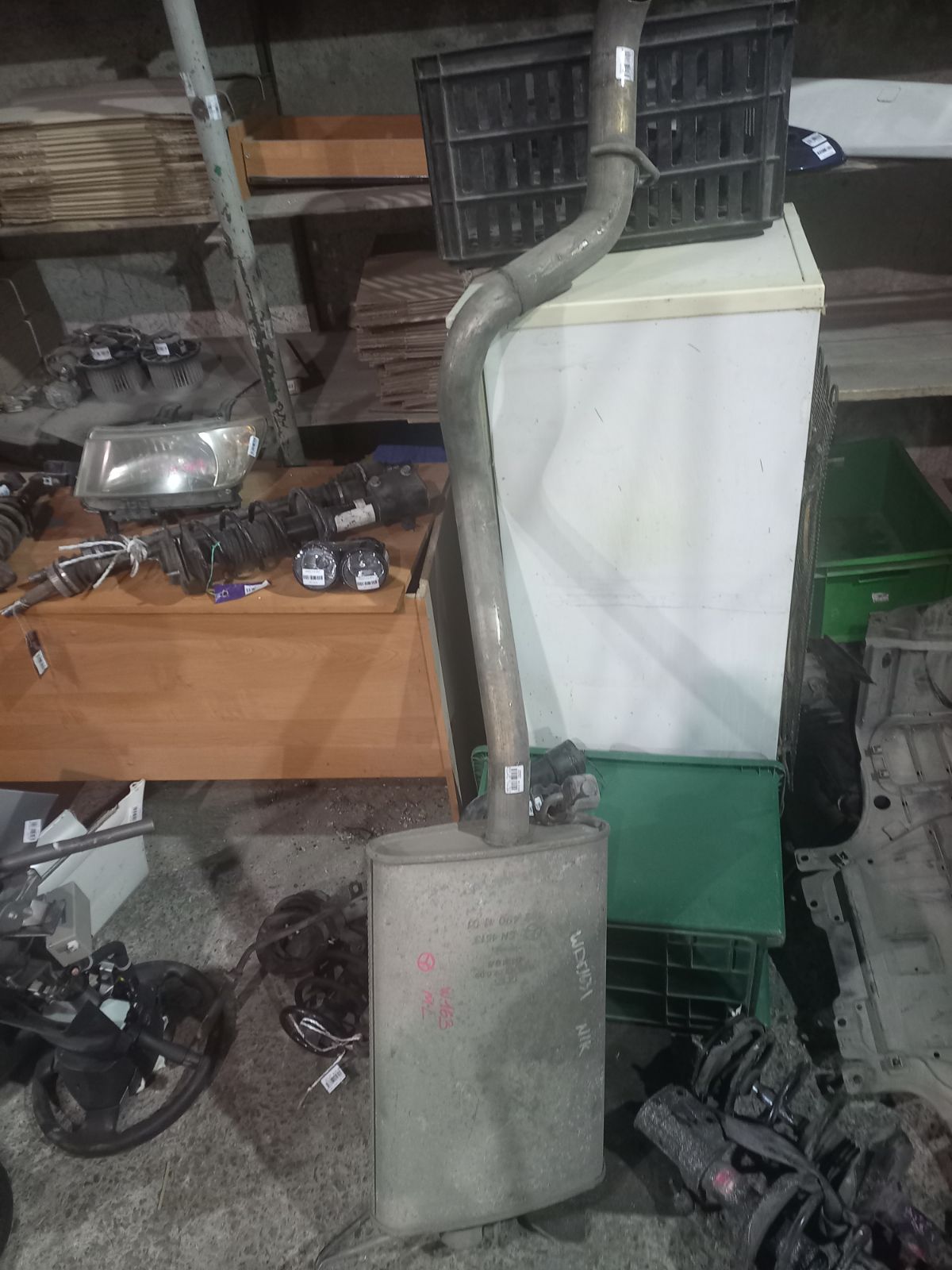 Глушитель 1634901101 на Mercedes-Benz M-Class W163.113 612.963 Фото 2