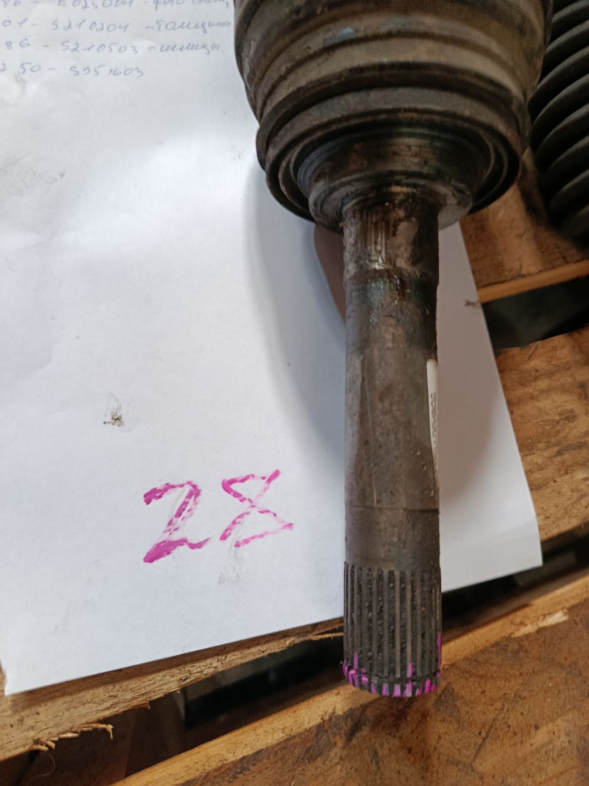 Привод на Mitsubishi Delica P35W 4D56T Фото 3