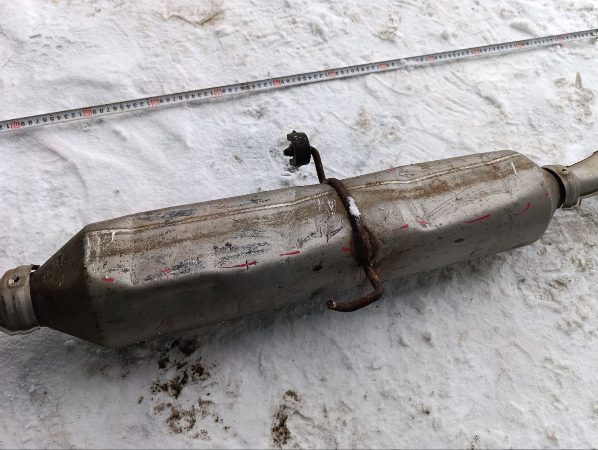 Глушитель на Honda Cr-V RD7 K24A Фото 15