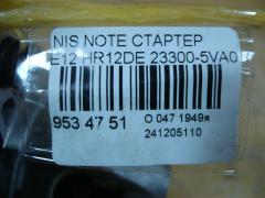 Стартер 23300-5VA0B на Nissan Note E12 HR12DE Фото 3