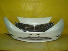 Бампер на Nissan Note NE12 03B9065 62022-3VA0H, Переднее расположение