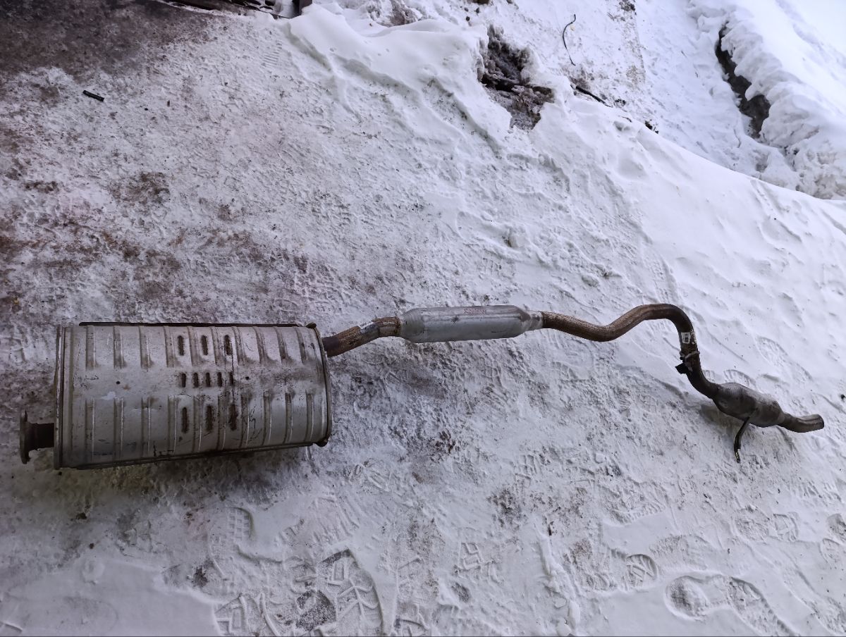 Глушитель на Mitsubishi Delica D:5 CV4W 4B11 Фото 15