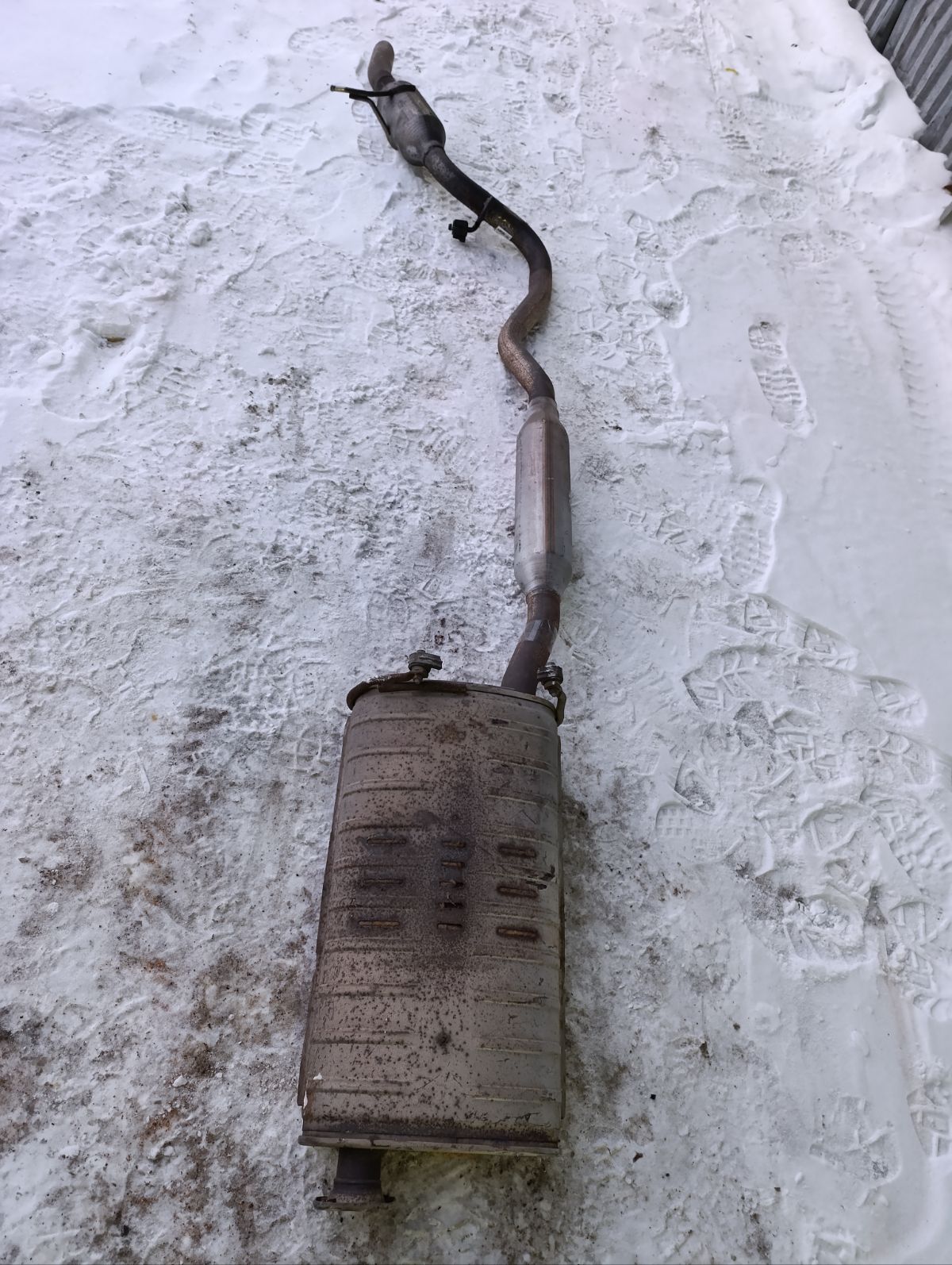 Глушитель на Mitsubishi Delica D:5 CV4W 4B11 Фото 22